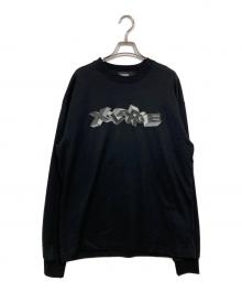 X-LARGE（エクストララージ）の古着「3D LOGO L/S TEE」｜ブラック