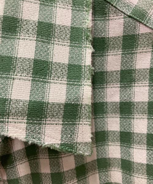ANCELLM（アンセルム）ANCELLM (アンセルム) 25SS C/R CHECK OVER SHIRT グリーン サイズ:2の古着・服飾アイテム