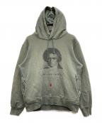 UNDERCOVERアンダーカバー）の古着「HOODIE U Raven」｜カーキ