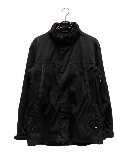 GIORGIO ARMANI（ジョルジョアルマーニ）GIORGIO ARMANI (ジョルジョアルマーニ) ナイロンジップアップジャケット ブラック サイズ:48の古着・服飾アイテム
