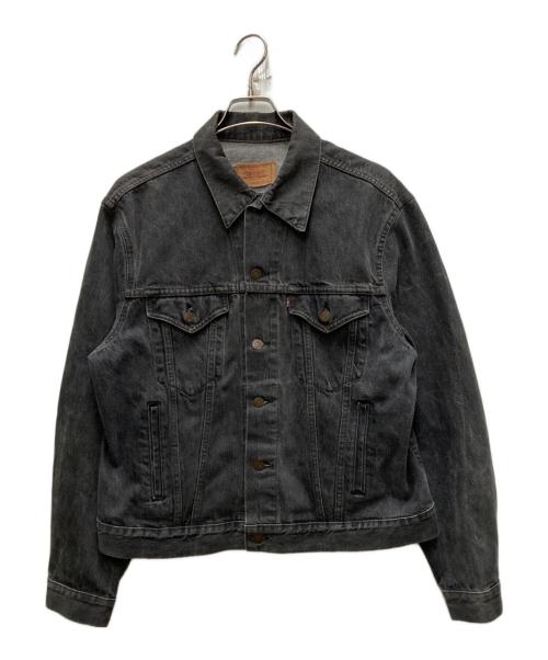 LEVI'S（リーバイス）LEVI'S (リーバイス) 先染めブラックデニムデニムジャケット グレー サイズ:46の古着・服飾アイテム