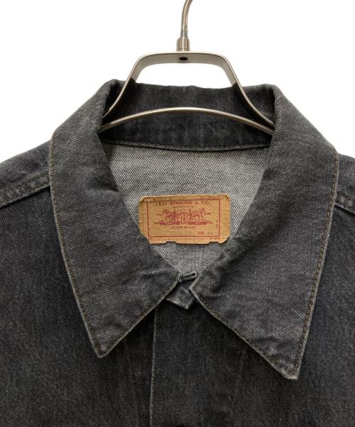 LEVI'S（リーバイス）LEVI'S (リーバイス) 先染めブラックデニムデニムジャケット グレー サイズ:46の古着・服飾アイテム