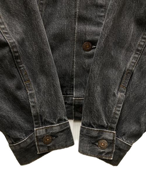 LEVI'S（リーバイス）LEVI'S (リーバイス) 先染めブラックデニムデニムジャケット グレー サイズ:46の古着・服飾アイテム