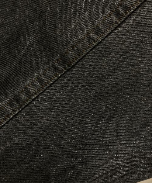 LEVI'S（リーバイス）LEVI'S (リーバイス) 先染めブラックデニムデニムジャケット グレー サイズ:46の古着・服飾アイテム