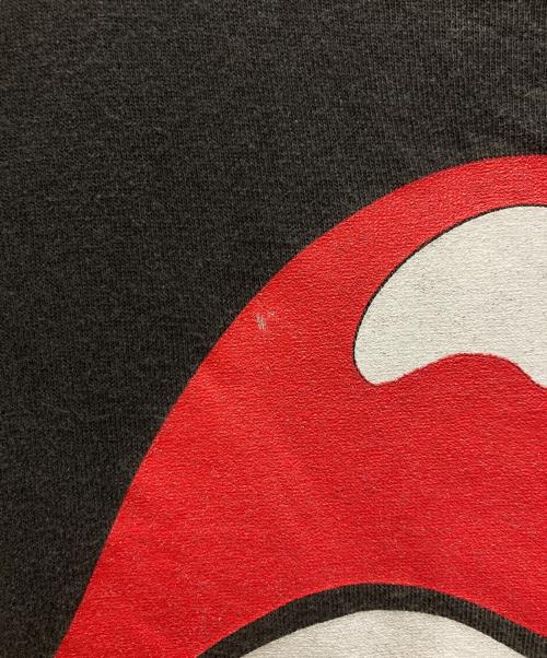ROLLING STONES（ローリングストーンズ）ROLLING STONES (ローリングストーンズ) 90’s リップ&タンTEE ブラック サイズ:XLの古着・服飾アイテム