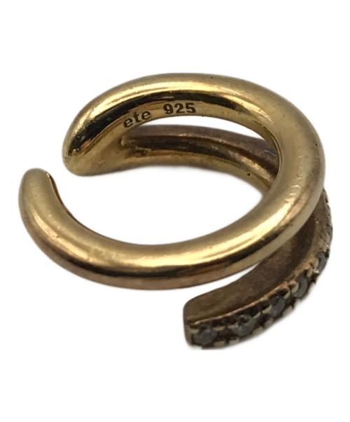 ete（エテ）ete (エテ) ビジューピークカフ ゴールドの古着・服飾アイテム