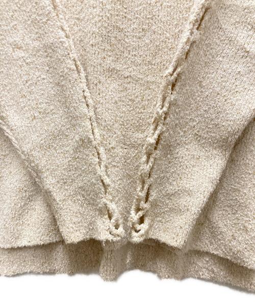 SEE BY CHLOE（シーバイクロエ）SEE BY CHLOE (シーバイクロエ) レースアップスリーブニット ベージュ サイズ:Sの古着・服飾アイテム