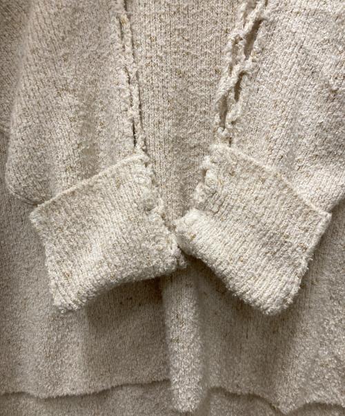 SEE BY CHLOE（シーバイクロエ）SEE BY CHLOE (シーバイクロエ) レースアップスリーブニット ベージュ サイズ:Sの古着・服飾アイテム