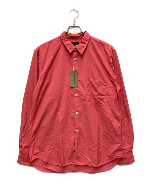 COMME des GARCONS HOMME PLUS（コムデギャルソンオムプリュス）COMME des GARCONS HOMME PLUS (コムデギャルソンオムプリュス) ポリエステル レギュラーカラー ドレスシャツ レッド サイズ:Lの古着・服飾アイテム