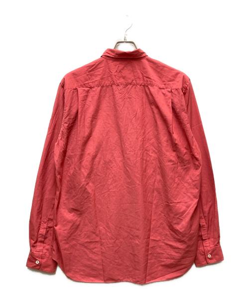 COMME des GARCONS HOMME PLUS（コムデギャルソンオムプリュス）COMME des GARCONS HOMME PLUS (コムデギャルソンオムプリュス) ポリエステル レギュラーカラー ドレスシャツ レッド サイズ:Lの古着・服飾アイテム