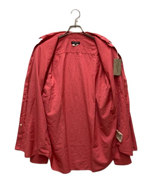 COMME des GARCONS HOMME PLUS（コムデギャルソンオムプリュス）COMME des GARCONS HOMME PLUS (コムデギャルソンオムプリュス) ポリエステル レギュラーカラー ドレスシャツ レッド サイズ:Lの古着・服飾アイテム