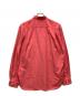COMME des GARCONS HOMME PLUS (コムデギャルソンオムプリュス) ポリエステル レギュラーカラー ドレスシャツ レッド サイズ:L：18000円