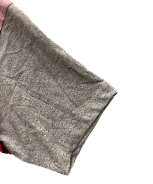 COMME des GARCONS SHIRT（コムデギャルソンシャツ）COMME des GARCONS SHIRT (コムデギャルソンシャツ) パネル切替Tシャツ グレー サイズ:Lの古着・服飾アイテム