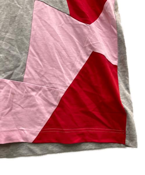 COMME des GARCONS SHIRT（コムデギャルソンシャツ）COMME des GARCONS SHIRT (コムデギャルソンシャツ) パネル切替Tシャツ グレー サイズ:Lの古着・服飾アイテム