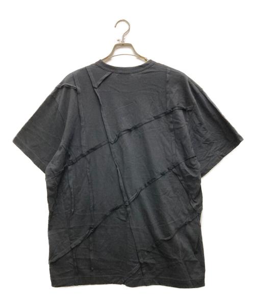 COMME des GARCONS HOMME PLUS（コムデギャルソンオムプリュス）COMME des GARCONS HOMME PLUS (コムデギャルソンオムプリュス) 再構築 S/S Tee ブラック サイズ:Mの古着・服飾アイテム