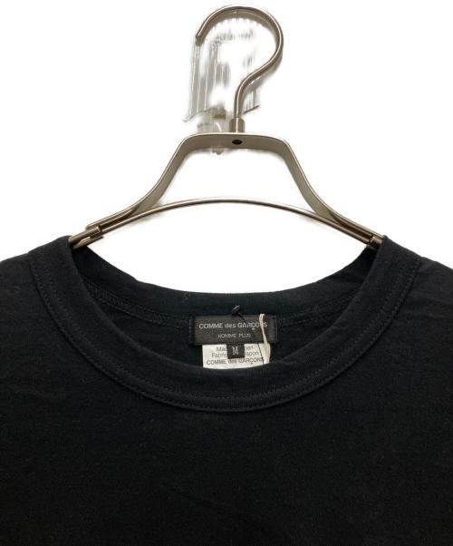 COMME des GARCONS HOMME PLUS（コムデギャルソンオムプリュス）COMME des GARCONS HOMME PLUS (コムデギャルソンオムプリュス) 再構築 S/S Tee ブラック サイズ:Mの古着・服飾アイテム
