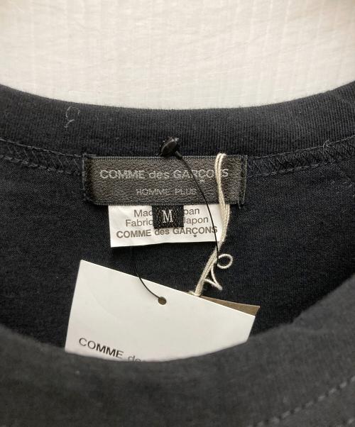 COMME des GARCONS HOMME PLUS（コムデギャルソンオムプリュス）COMME des GARCONS HOMME PLUS (コムデギャルソンオムプリュス) 再構築 S/S Tee ブラック サイズ:Mの古着・服飾アイテム
