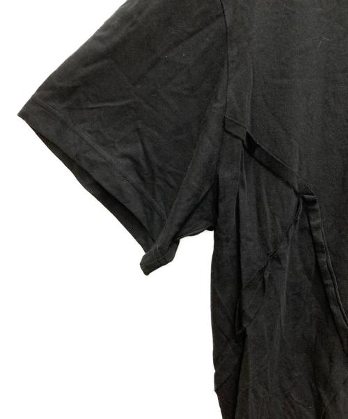 COMME des GARCONS HOMME PLUS（コムデギャルソンオムプリュス）COMME des GARCONS HOMME PLUS (コムデギャルソンオムプリュス) 再構築 S/S Tee ブラック サイズ:Mの古着・服飾アイテム