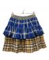 Vivienne Westwood RED LABEL (ヴィヴィアンウエストウッドレッドレーベル) Triple Check Blotter Mini Skirt ブルー×ベージュ サイズ:00：18000円