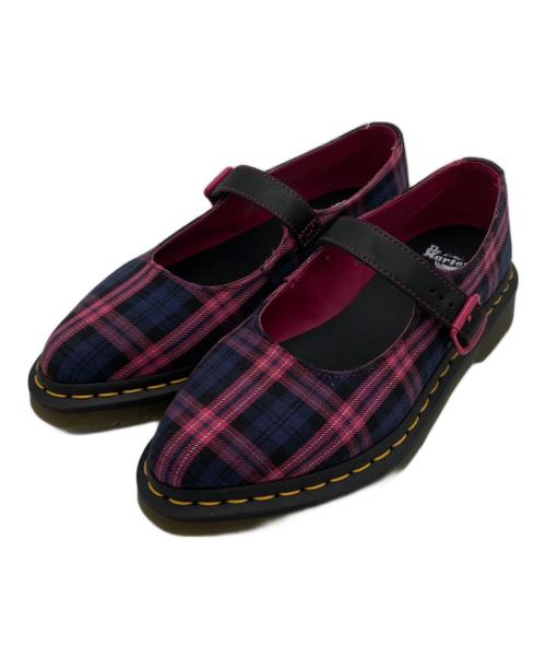 Dr.Martens（ドクターマーチン）Dr.Martens (ドクターマーチン) ELPHIE メリージェーン シューズ パープル×ピンク サイズ:38の古着・服飾アイテム