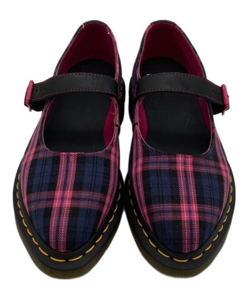 Dr.Martens（ドクターマーチン）Dr.Martens (ドクターマーチン) ELPHIE メリージェーン シューズ パープル×ピンク サイズ:38の古着・服飾アイテム