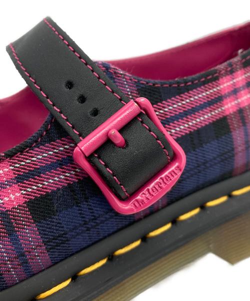 Dr.Martens（ドクターマーチン）Dr.Martens (ドクターマーチン) ELPHIE メリージェーン シューズ パープル×ピンク サイズ:38の古着・服飾アイテム