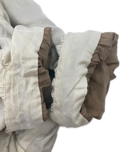 6(ROKU) BEAUTY&YOUTH（ロク ビューティーアンドユース）6(ROKU) BEAUTY&YOUTH (ロク ビューティーアンドユース) QUILTED JACQUARD DRESS　キルティングジャカードドレス ベージュ サイズ:Freeの古着・服飾アイテム
