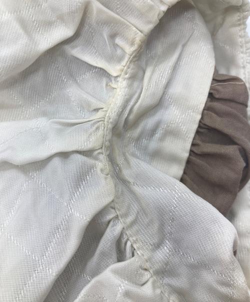 6(ROKU) BEAUTY&YOUTH（ロク ビューティーアンドユース）6(ROKU) BEAUTY&YOUTH (ロク ビューティーアンドユース) QUILTED JACQUARD DRESS　キルティングジャカードドレス ベージュ サイズ:Freeの古着・服飾アイテム