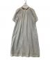 6(ROKU) BEAUTY&YOUTH（ロク ビューティーアンドユース）の古着「QUILTED JACQUARD DRESS　キルティングジャカードドレス」｜ベージュ