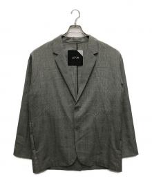 ATON（エイトン）の古着「WOOL TROPICAL OVERSIZED JACKET」｜グレー