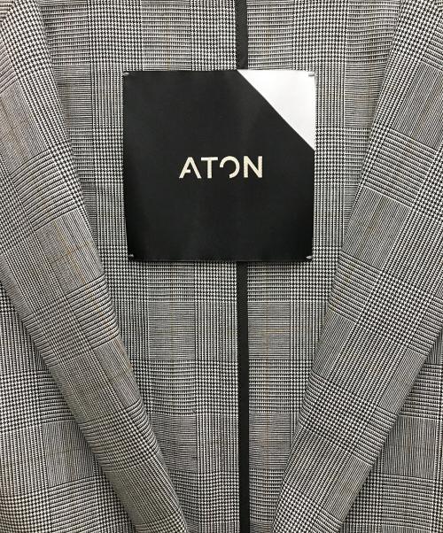 ATON（エイトン）ATON (エイトン) WOOL TROPICAL OVERSIZED JACKET グレー サイズ:6の古着・服飾アイテム
