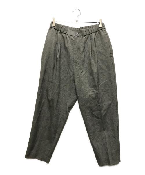 ATON（エイトン）ATON (エイトン) WOOL TROPICAL EASY TAPERED PANTS グレー サイズ:6の古着・服飾アイテム