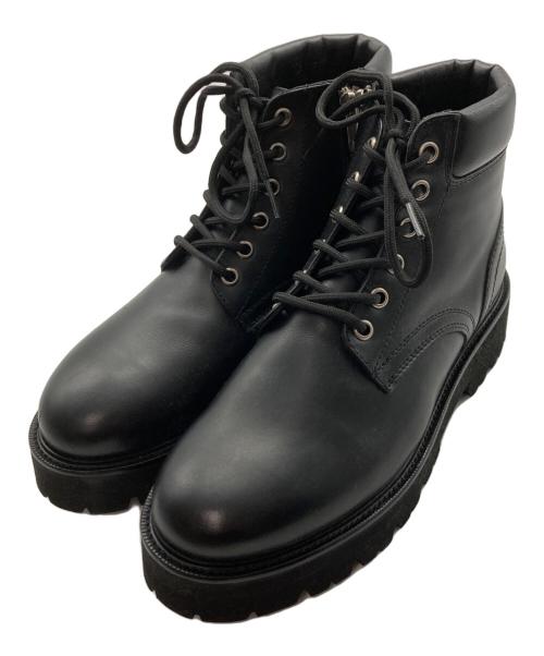 Caminando（カミナンド）Caminando (カミナンド) SIDE ZIP LACE UP BOOTS ブラック サイズ:38の古着・服飾アイテム