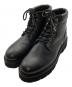 Caminando（カミナンド）の古着「SIDE ZIP LACE UP BOOTS」｜ブラック