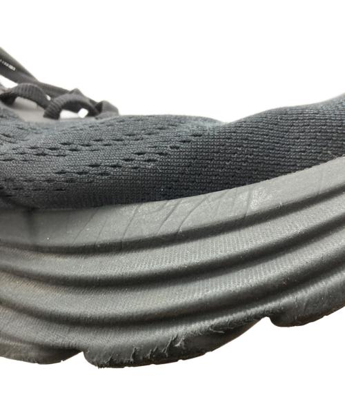 HOKA（ホカ）HOKA (ホカ) BONDI 8 ランニングスニーカー ブラック サイズ:US 9 1/2の古着・服飾アイテム