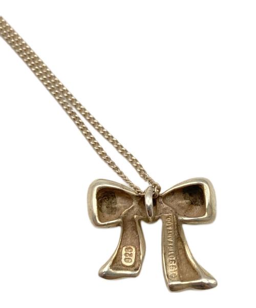 TIFFANY & Co.（ティファニー）TIFFANY & Co. (ティファニー アンド コー) リボンネックレス シルバーの古着・服飾アイテム