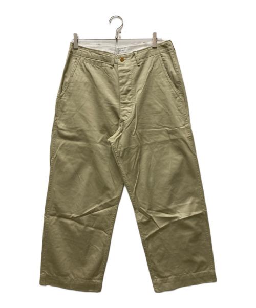 CIOTA（シオタ）CIOTA (シオタ) スビンコットンウエポンチノパンツ ベージュ サイズ:5の古着・服飾アイテム