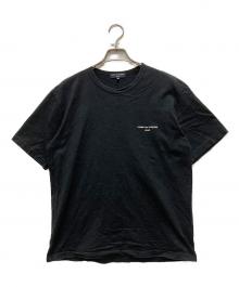 COMME des GARCONS HOMME（コムデギャルソン オム）の古着「綿天竺 製品プリント S/S Tシャツ」｜ブラック