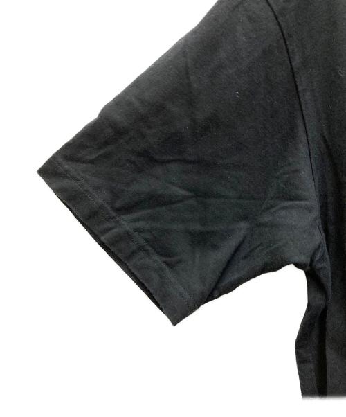 COMME des GARCONS HOMME（コムデギャルソン オム）COMME des GARCONS HOMME (コムデギャルソン オム) 綿天竺 製品プリント S/S Tシャツ ブラック サイズ:Mの古着・服飾アイテム