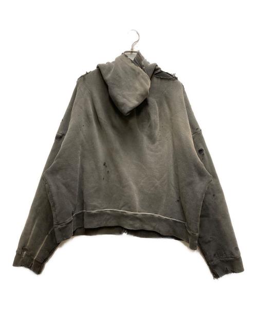 SAINT MICHAEL（セントマイケル）SAINT MICHAEL (セントマイケル) DBL FC ZIP HOODI グレー サイズ:Ⅿの古着・服飾アイテム