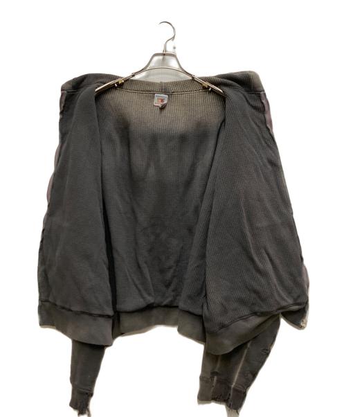 SAINT MICHAEL（セントマイケル）SAINT MICHAEL (セントマイケル) DBL FC ZIP HOODI グレー サイズ:Ⅿの古着・服飾アイテム