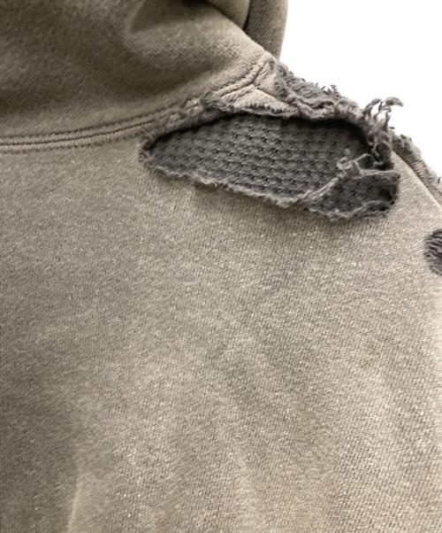 SAINT MICHAEL（セントマイケル）SAINT MICHAEL (セントマイケル) DBL FC ZIP HOODI グレー サイズ:Ⅿの古着・服飾アイテム