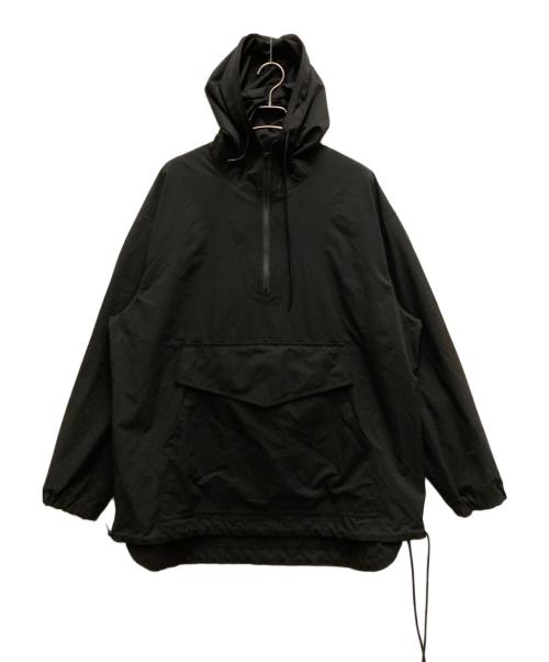 s'yte（サイト）s'yte (サイト) SOLOTEX POCKETABLE MILITARY PULLOVER ZIP HOOD JACKET ブラック サイズ:3の古着・服飾アイテム
