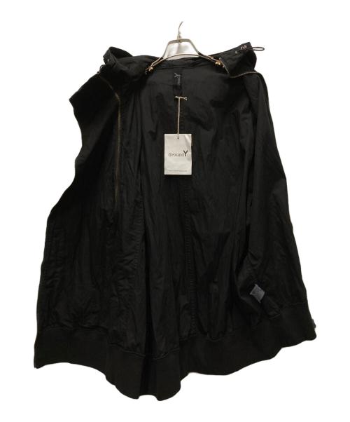 GROUND Y（グラウンドワイ）GROUND Y (グラウンドワイ) ダブルジップフーディージャケット ブラック サイズ:3の古着・服飾アイテム