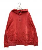 RRLダブルアールエル）の古着「ハーフジップパーカー」｜レッド