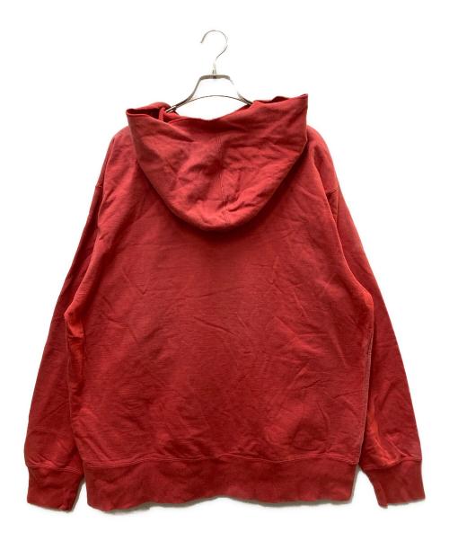 RRL（ダブルアールエル）RRL (ダブルアールエル) ハーフジップパーカー レッド サイズ:Lの古着・服飾アイテム