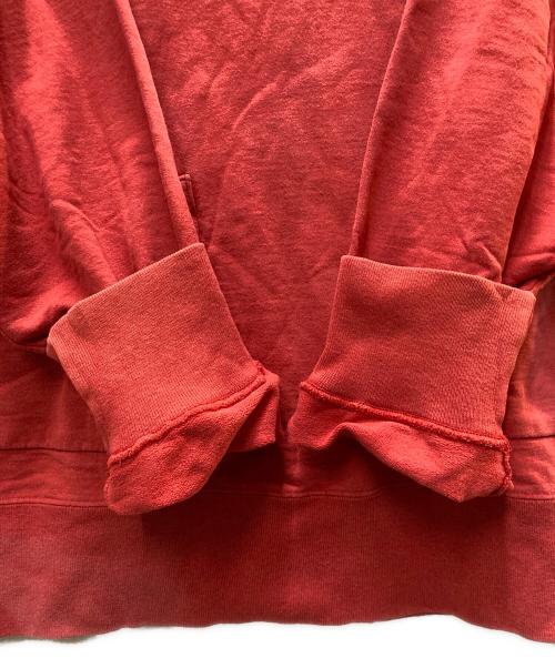 RRL（ダブルアールエル）RRL (ダブルアールエル) ハーフジップパーカー レッド サイズ:Lの古着・服飾アイテム