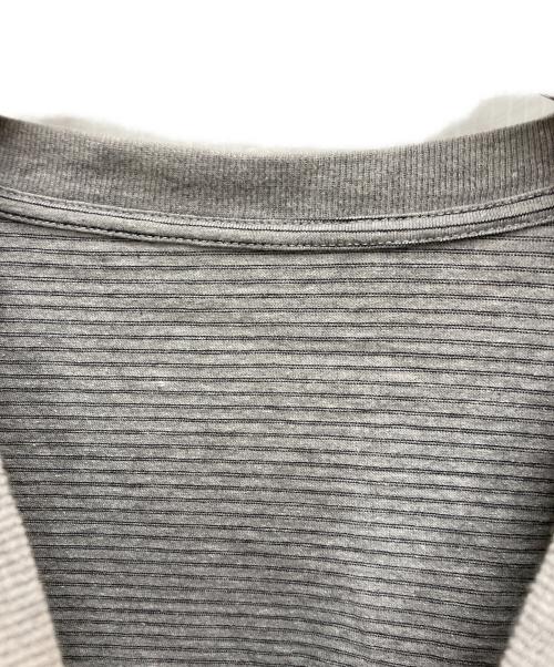 The Ennnoy Professional（ザ エンノイ プロフェッショナル）The Ennnoy Professional (ザ エンノイ プロフェッショナル) 21AW L/S Border Tee グレー サイズ:XLの古着・服飾アイテム