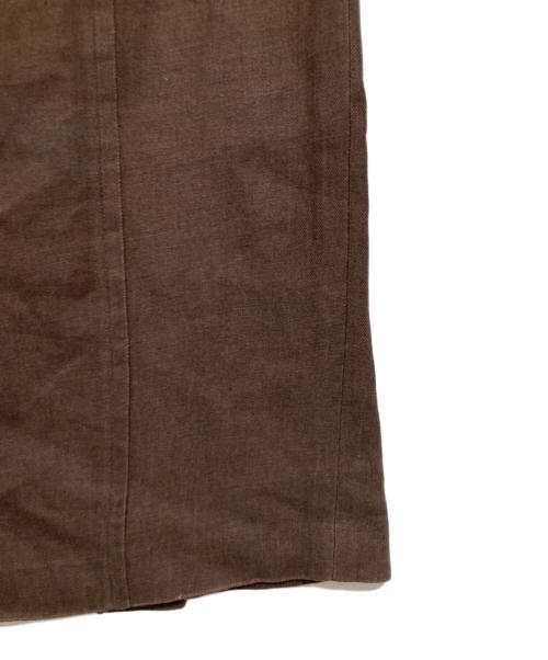 MaxMara（マックスマーラ）MaxMara (マックスマーラ) リネンスカート ブラウン サイズ:42の古着・服飾アイテム
