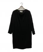 Maison Margielaメゾンマルジェラ）の古着「レーヨンワンピース」｜ブラック